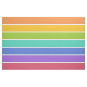 El arco iris colorea la tela de encargo