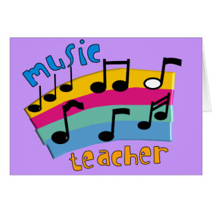 El arco iris del profesor de música observa los