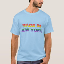El arco iris hecho en Nueva York apenó la camiseta