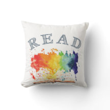 El arco iris leyó el Cojín decorativo del