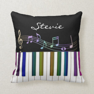 El arco iris observa la almohada personalizada del