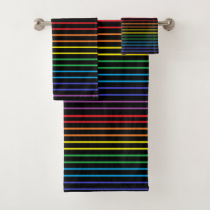 El arco iris resumido raya negro