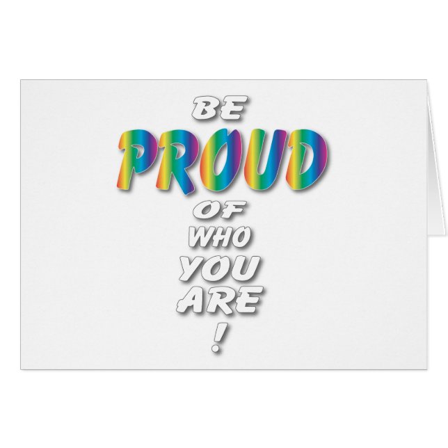 El arco iris sea orgulloso (las miradas mejores en (Anverso (Horizontal))