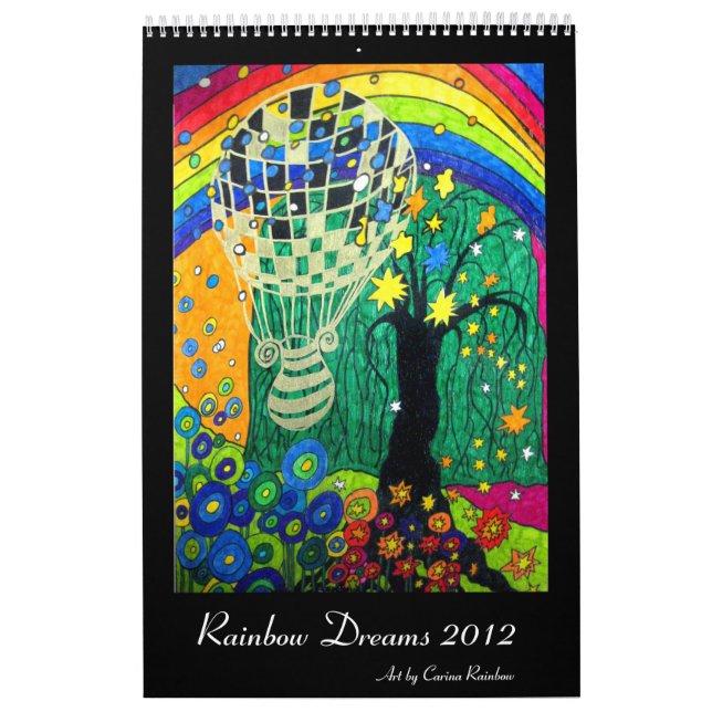 El arco iris soña el calendario 2012 (Tapa)
