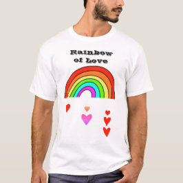 El arcoiris de las camisetas de amor