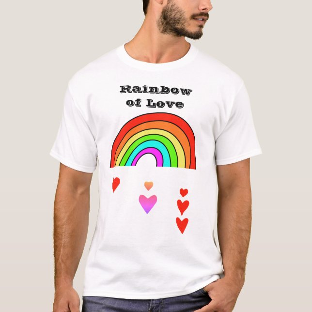 El arcoiris de las camisetas de amor (Anverso)