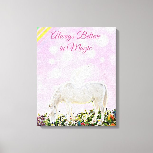 El arcoiris de Unicornio siempre cree en el arte d (Anverso)