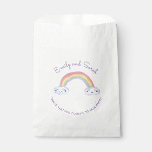 El arcoiris sonríe las bolsas de la fiesta de cump