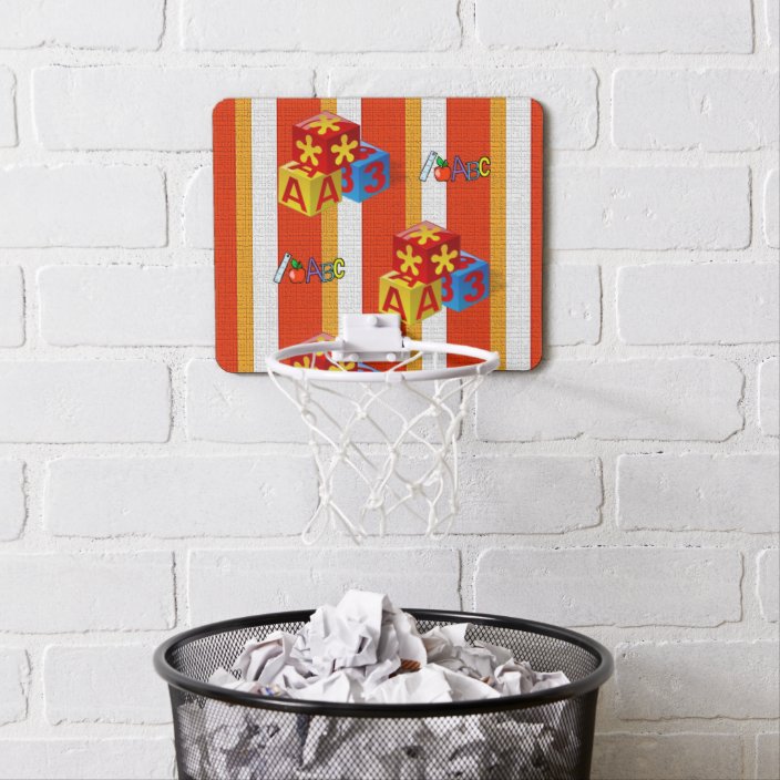 El aro de baloncesto de Abc para los niños | Zazzle.es