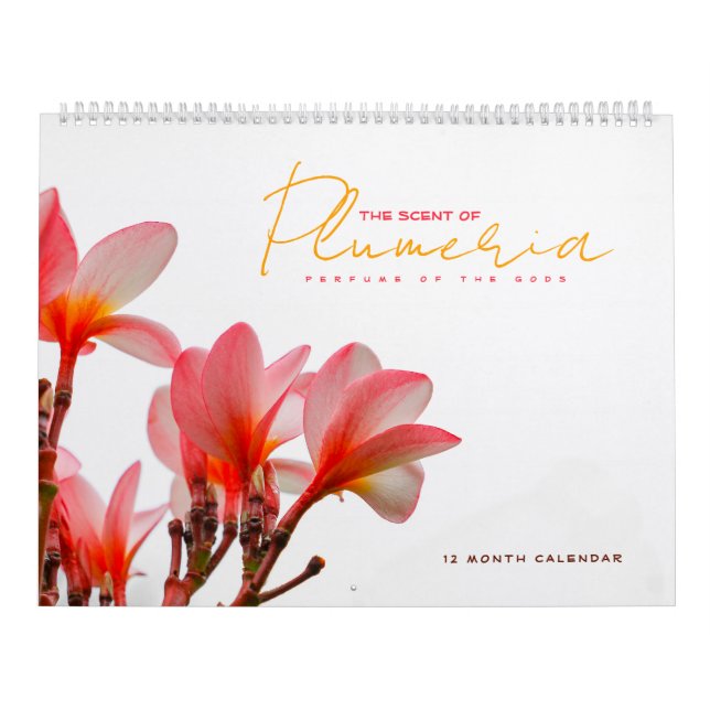 El aroma del calendario de Plumeria (Tapa)