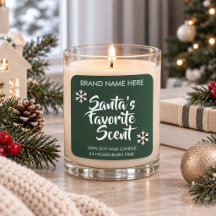 El Aroma Favorito de Santa | Etiquetas Modernas de