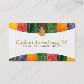 El Aromatherapy engrasa tarjetas de visita de los