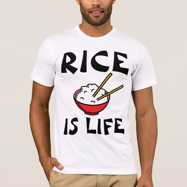EL ARROZ ES LA CAMISETA DE LA VIDA (Anverso)