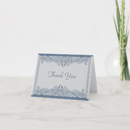 El art déco moderno le agradece las tarjetas