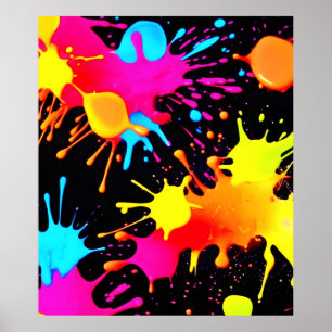El arte abstracto de Neon en movimiento