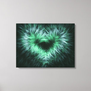 El arte abstracto del corazón solo envolvió la