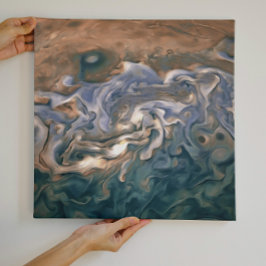 El arte abstracto del mar azul y tranquilo