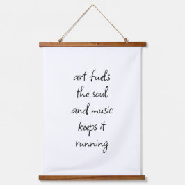 El Arte Alimenta El Tapiz De Madera Alma Topado De