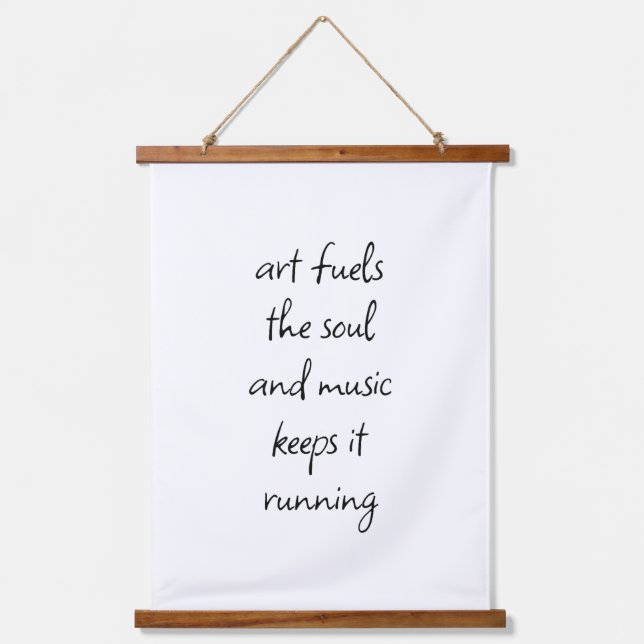 El Arte Alimenta El Tapiz De Madera Alma Topado De (Anverso)