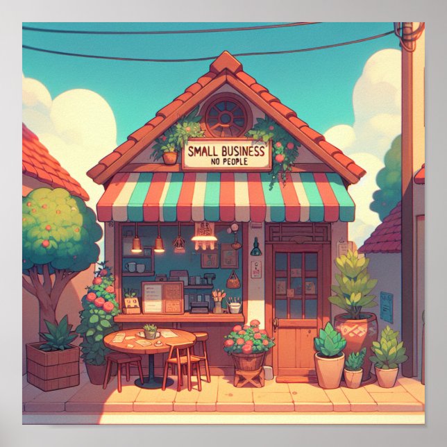 El arte animado de las pequeñas empresas (Frente)