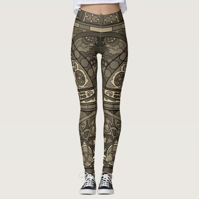 El arte antiguo inspiró las leggings de Sepia 011 (Anverso)