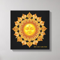 El Arte Celestial del Sol Dorado Mandala Cara del