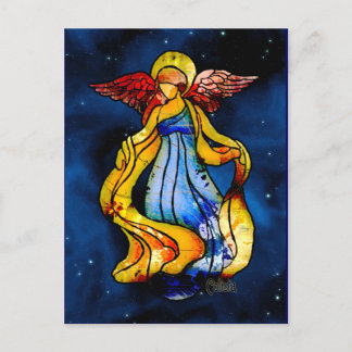 El arte chispea la postal