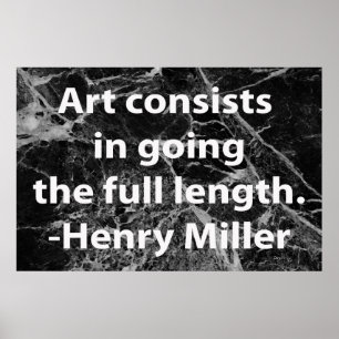 El arte consiste en recorrer toda la longitud