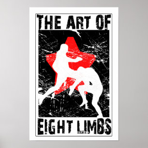 El arte de 8 miembros - poster tailandés de la