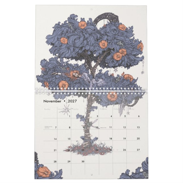 El arte de Ben Geiger en el calendario 2021 (Nov 2027)