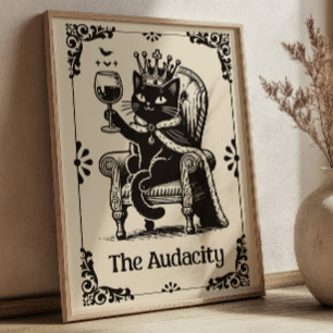 El Arte de Cartas de Tarot Divertido Gato Negro La