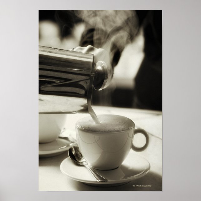 El arte de la cafetera/adición de vapor (Frente)