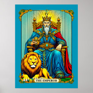 El arte de la carta del emperador Tarot
