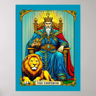 El arte de la carta del emperador Tarot