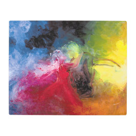 El arte de la danza - arte mural Metalizado