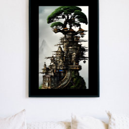 El arte de la fantasía de Bonsai Treehouse