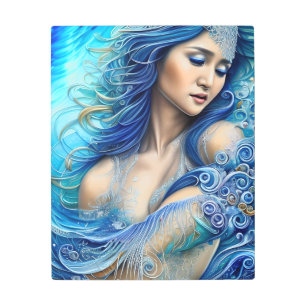 El arte de la fantasía de la diosa de la ola de ag