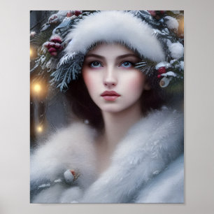El arte de la fantasía de la reina de la nieve