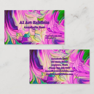 El arte de la IA exhibe tarjetas de presentación a