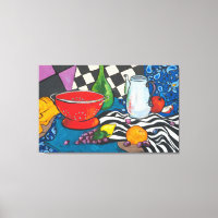 El arte de la pared de frutas creativa de still li