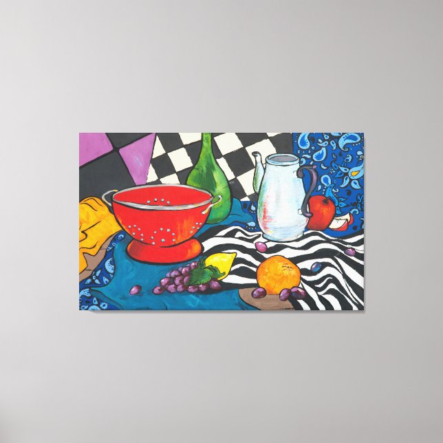 El arte de la pared de frutas creativa de still li