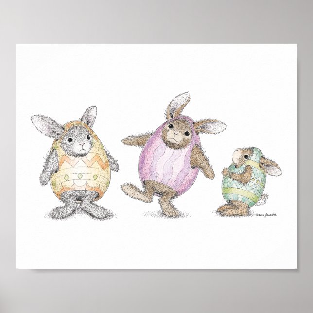 El arte de la pared HappyHoppers® (Frente)