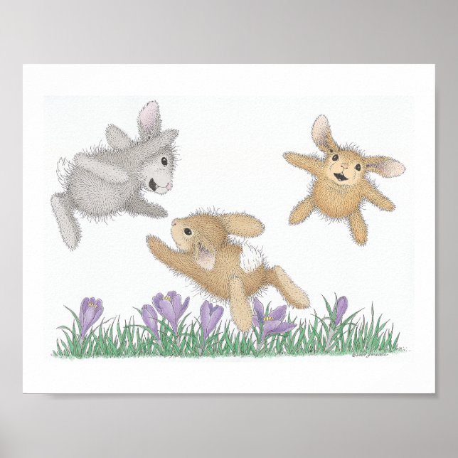 El arte de la pared HappyHoppers® (Frente)