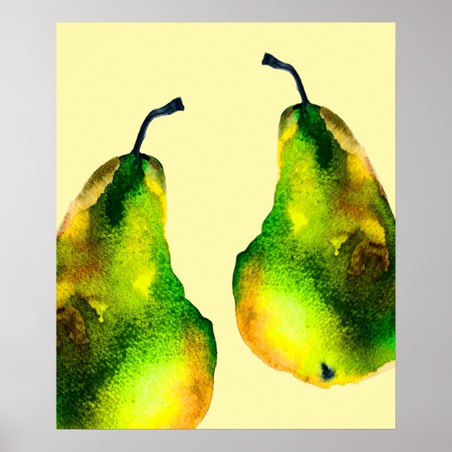El arte de la piel linda fruta de la acuarela (Frente)
