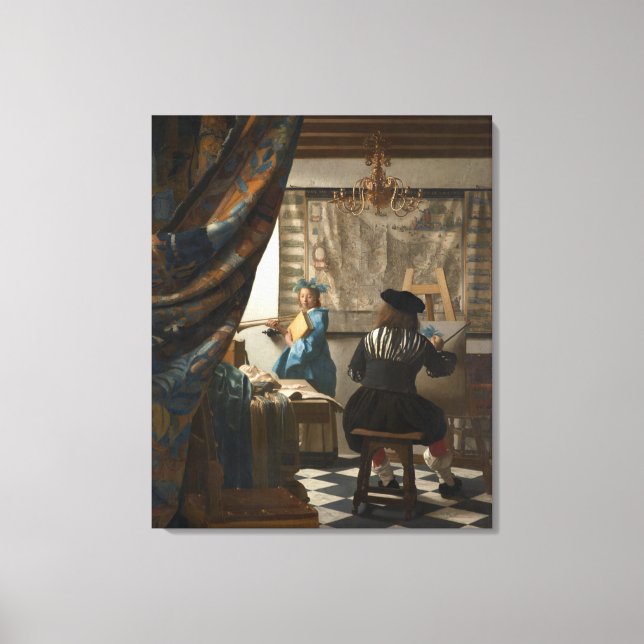 El arte de la pintura de Johannes Vermeer (Anverso)