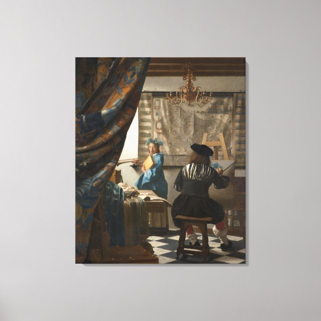 El arte de la pintura de Johannes Vermeer (Anverso)