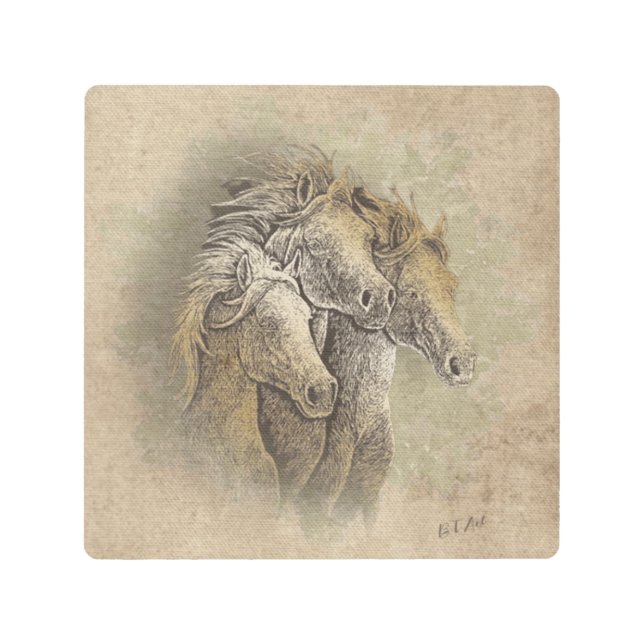 El arte de los caballos (Anverso)