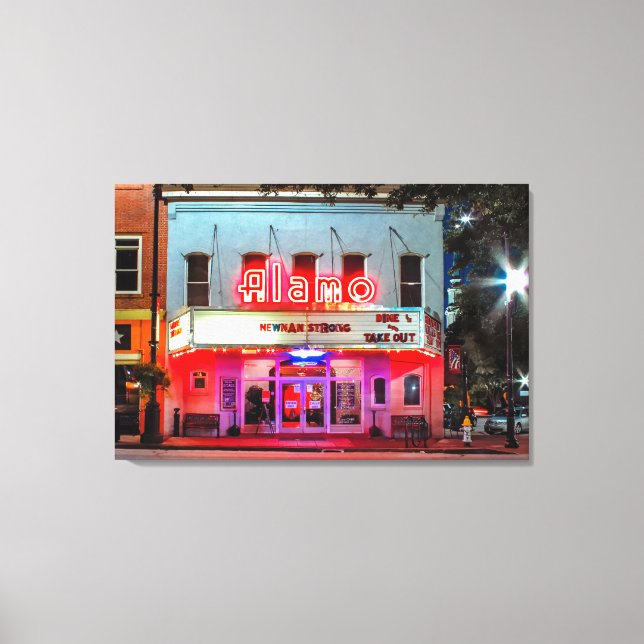 El arte de los lienzos estirados de ALAMO (Anverso)