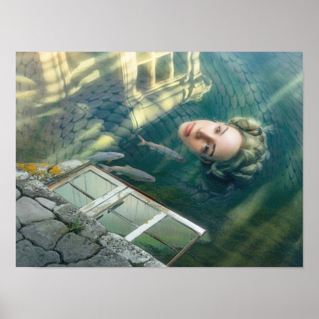 El Arte de Pared de Impresión de Poster Estático S (Frente)