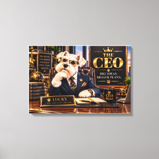 El Arte de Pared de Oficina CEO Schnauzer – Divert